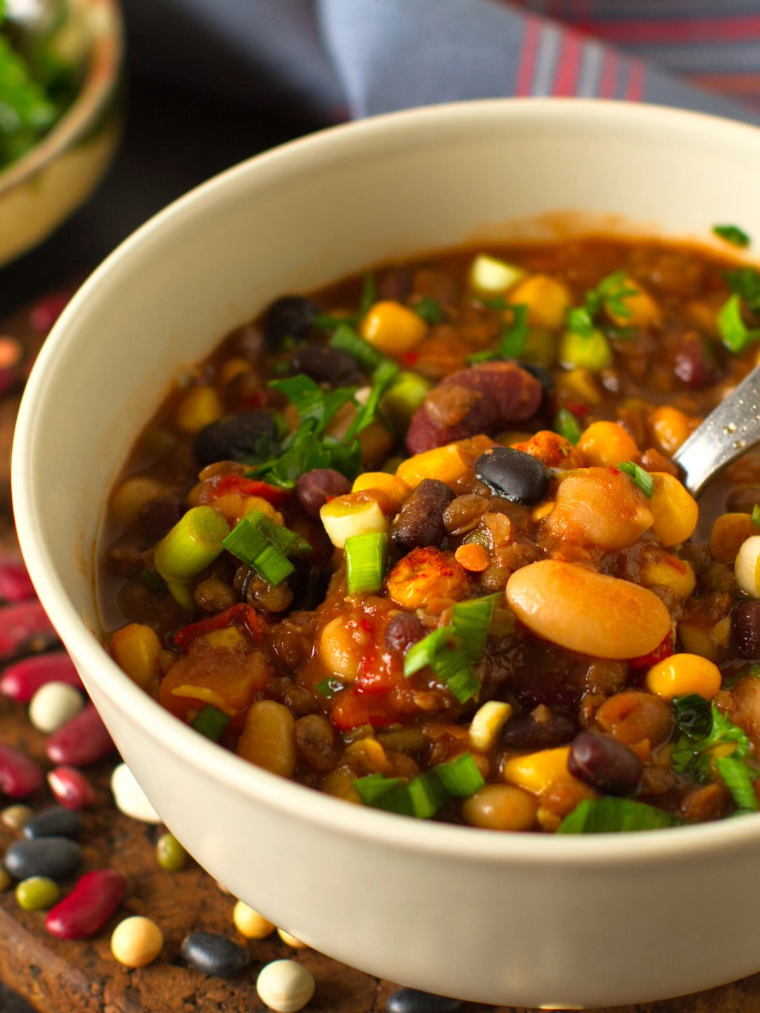 BEAN, RED PEPPER & CHORIZO STEW