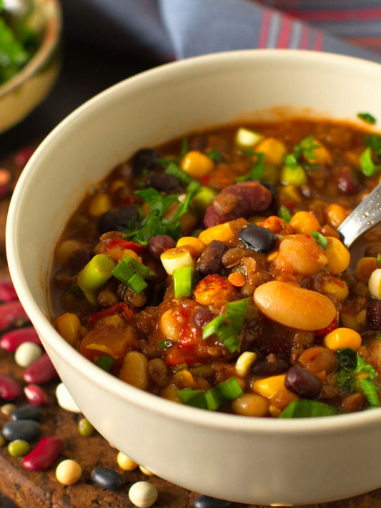 BEAN, RED PEPPER & CHORIZO STEW