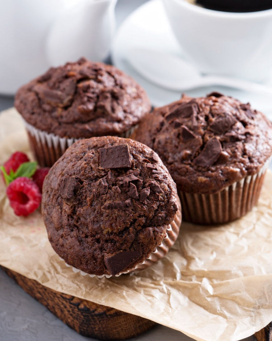 CHOCOLATE & BANANA MUFFINS