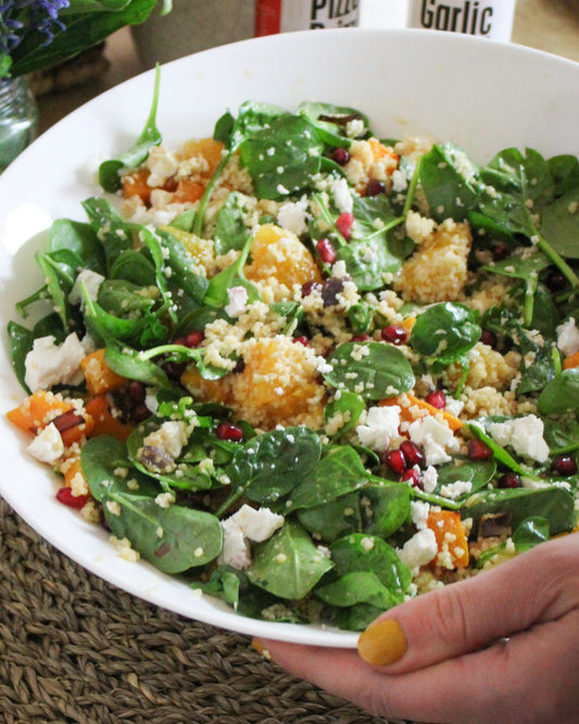 ROASTED SQUASH, FETA AND ORANGE SALAD