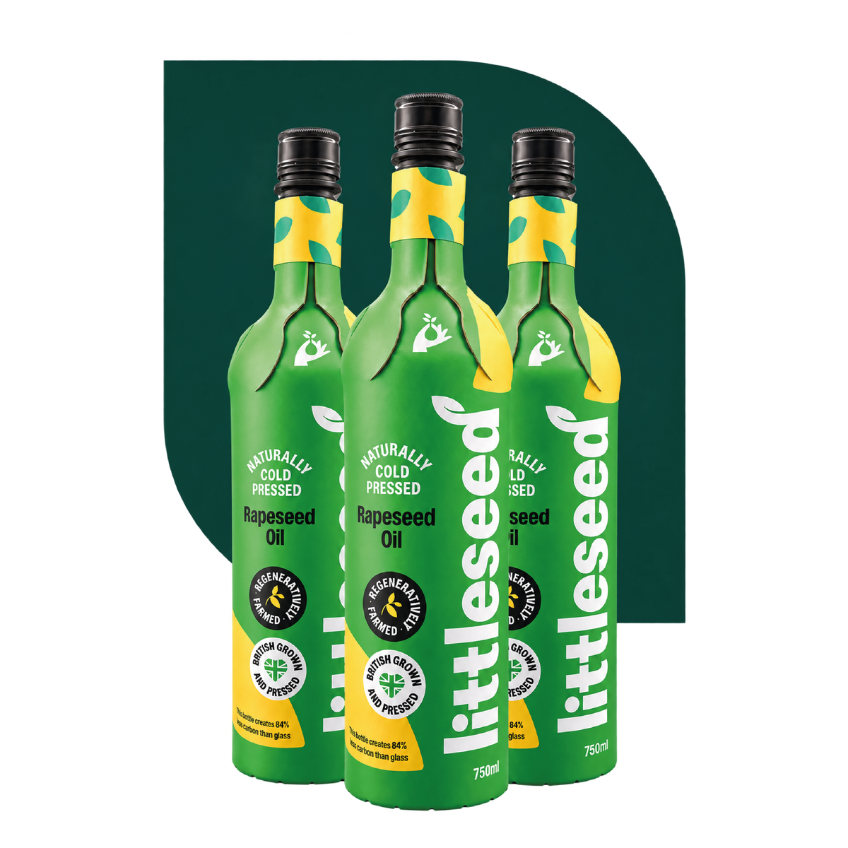 3 X 750ML COLD PRESSED RAPESEED OIL
